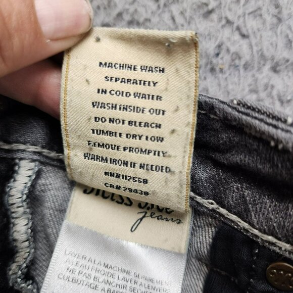 Miss Me Jeans Womens 30 JP533056 Gray Stretch Low Rise Skinny *Read* - Picture 16 of 16